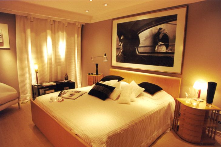 iluminação quente para quarto