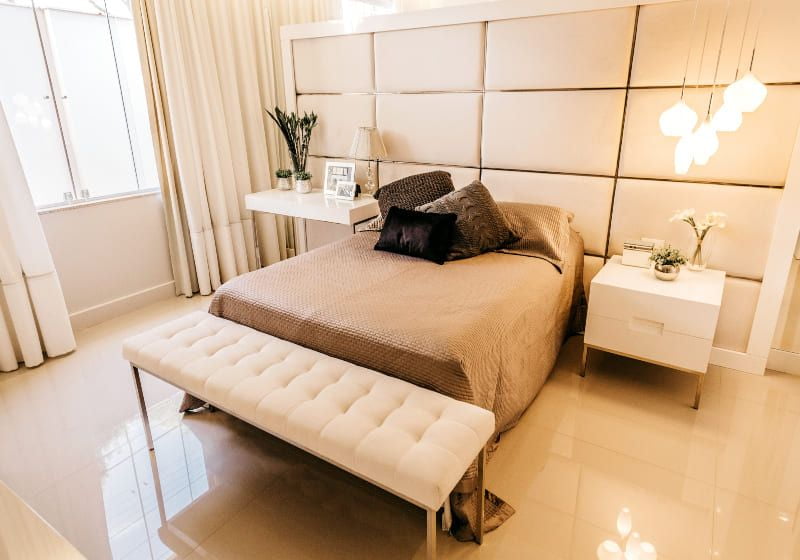 iluminação quente para quarto