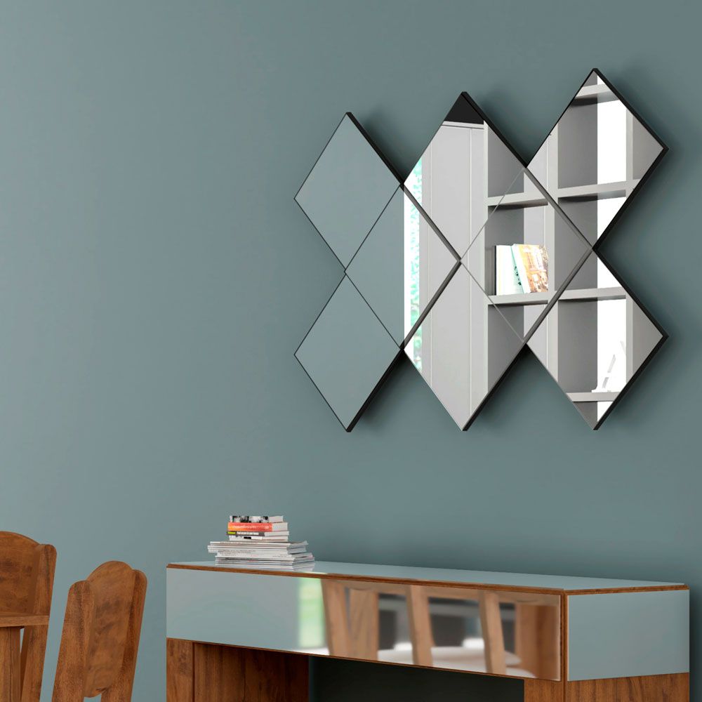 jogo de espelhos decorativos