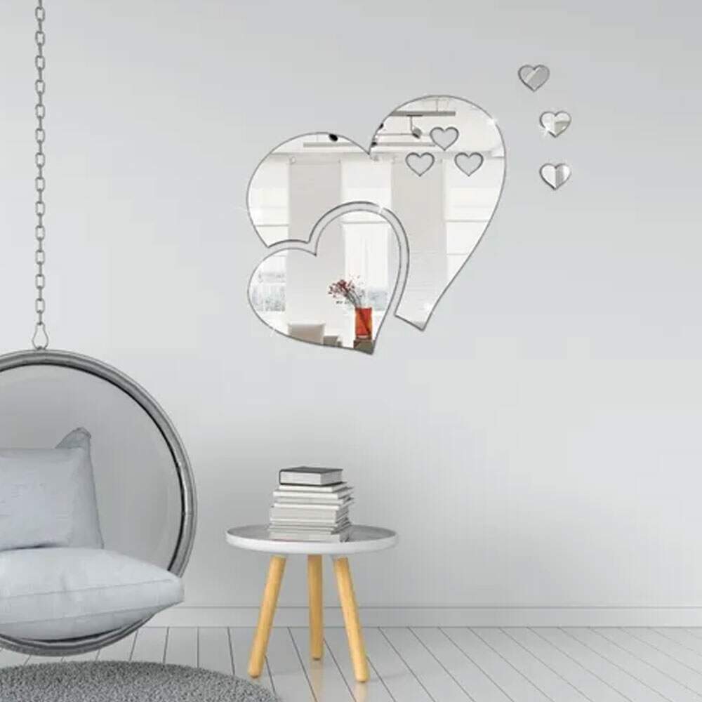 jogo de espelhos decorativos