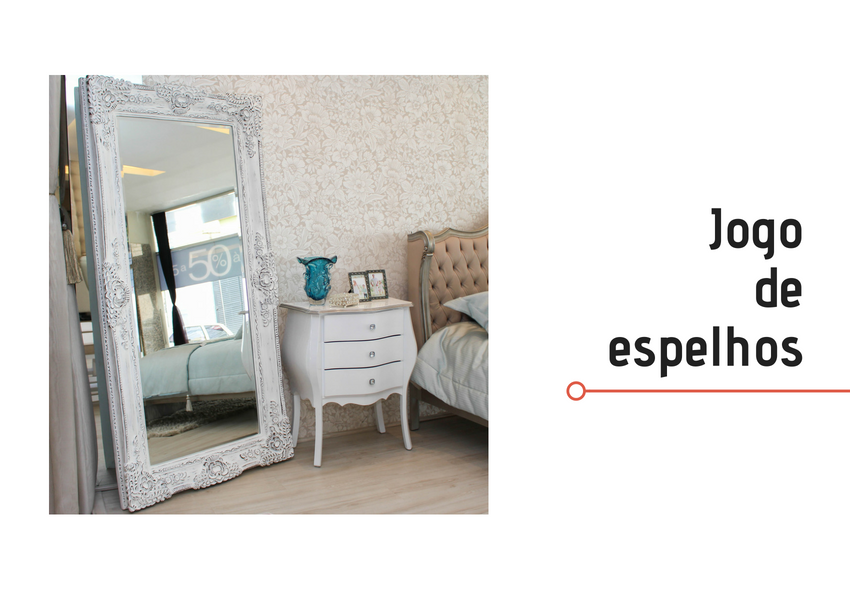 jogo de espelhos decorativos
