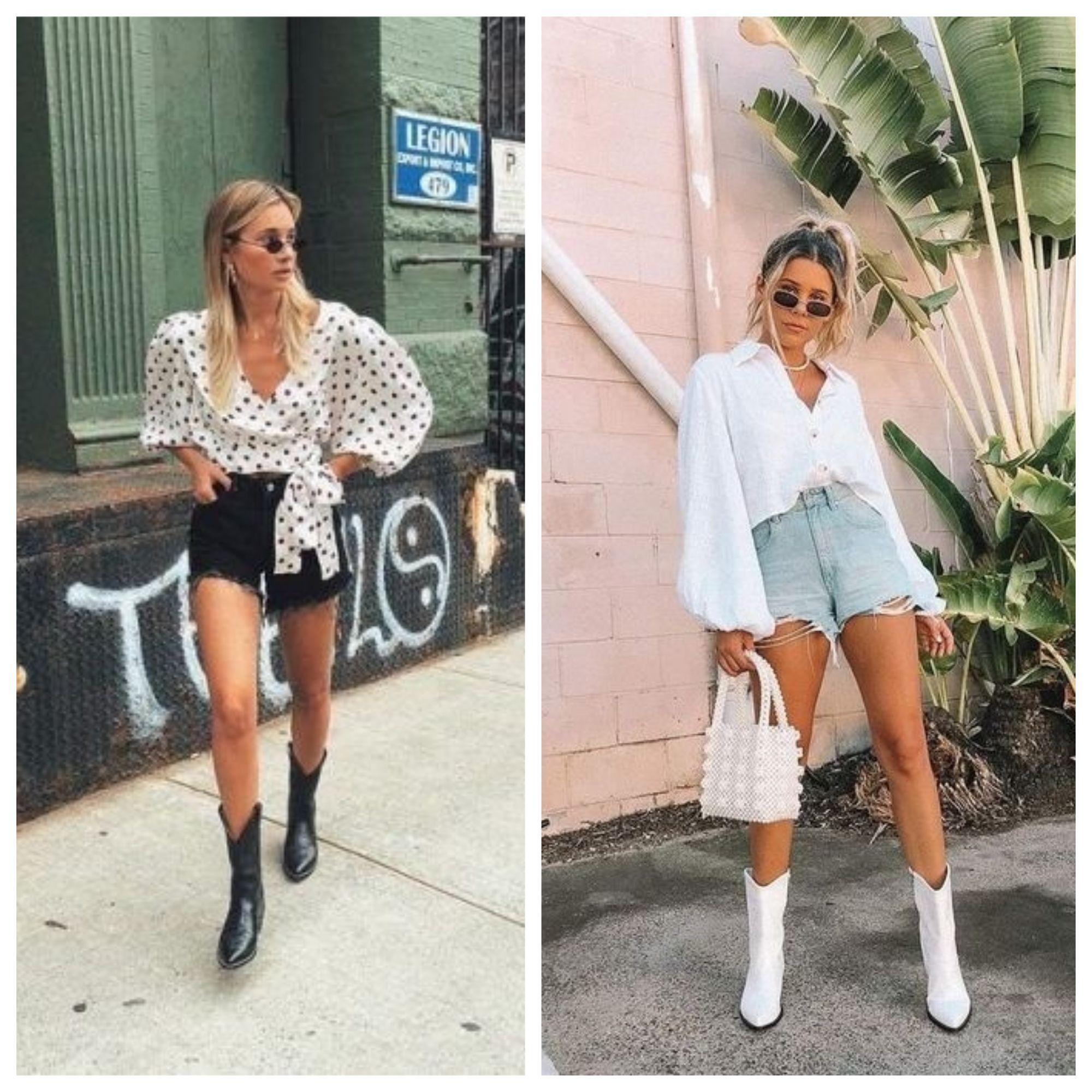 looks com bota texana