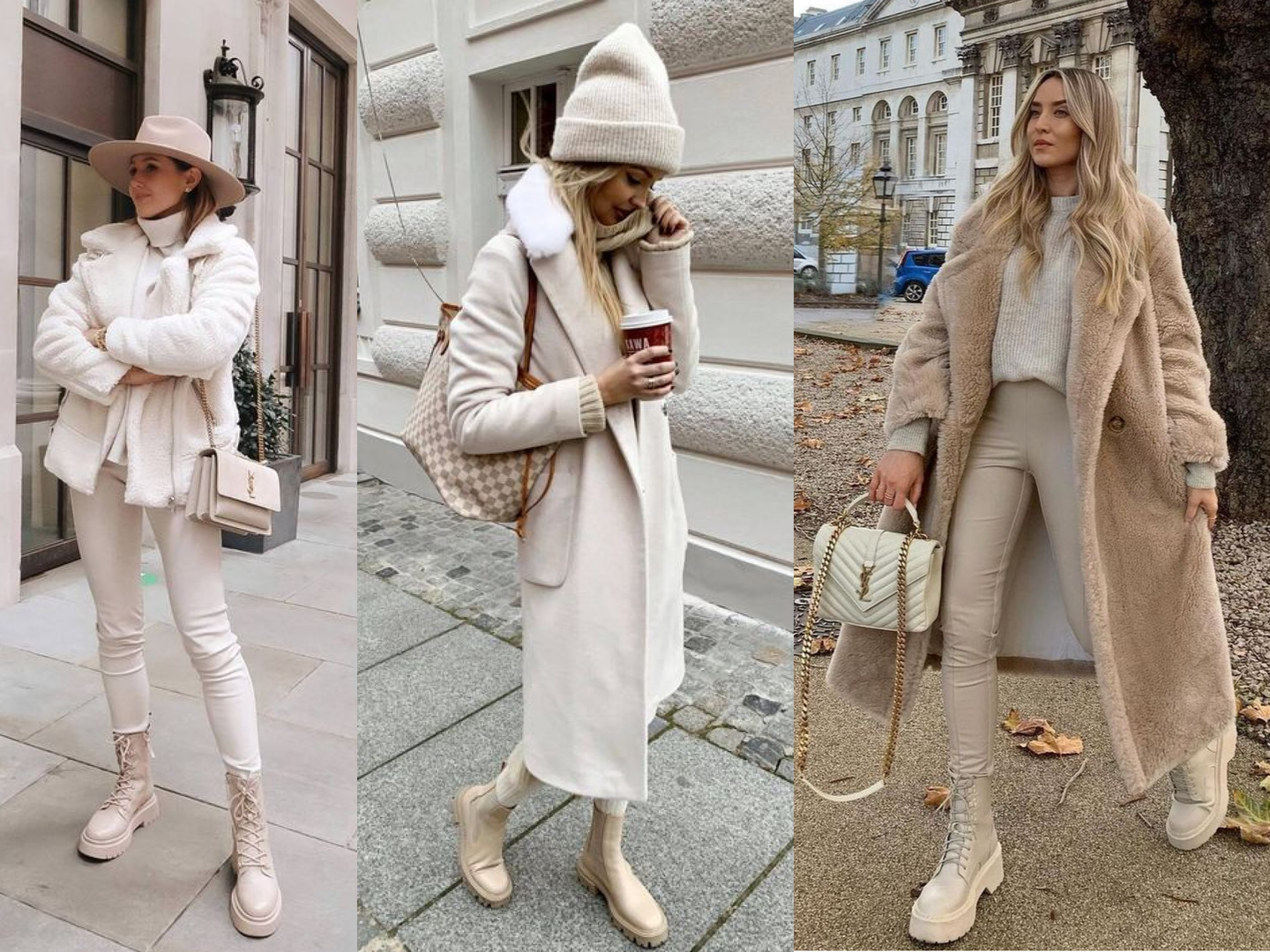 looks com coturno branco