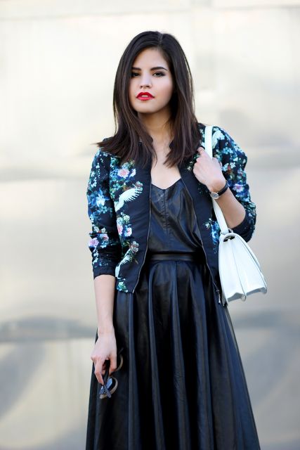 looks com jaqueta bomber