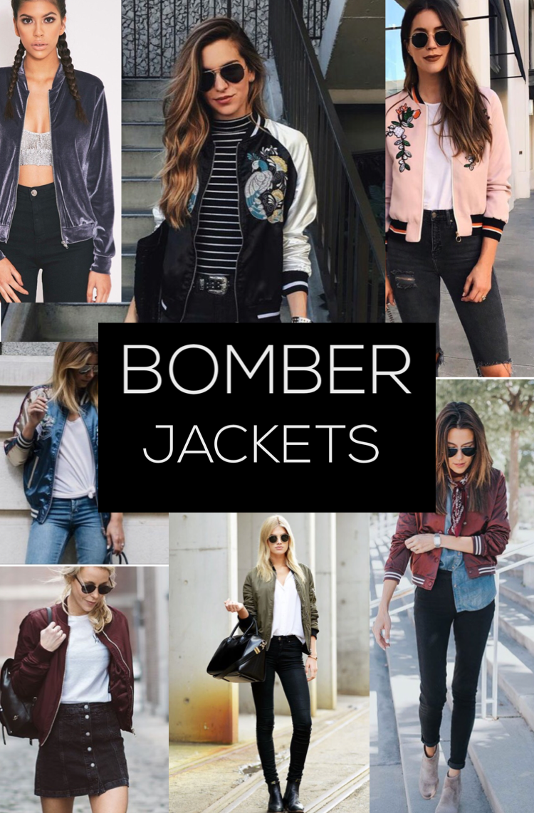 looks com jaqueta bomber