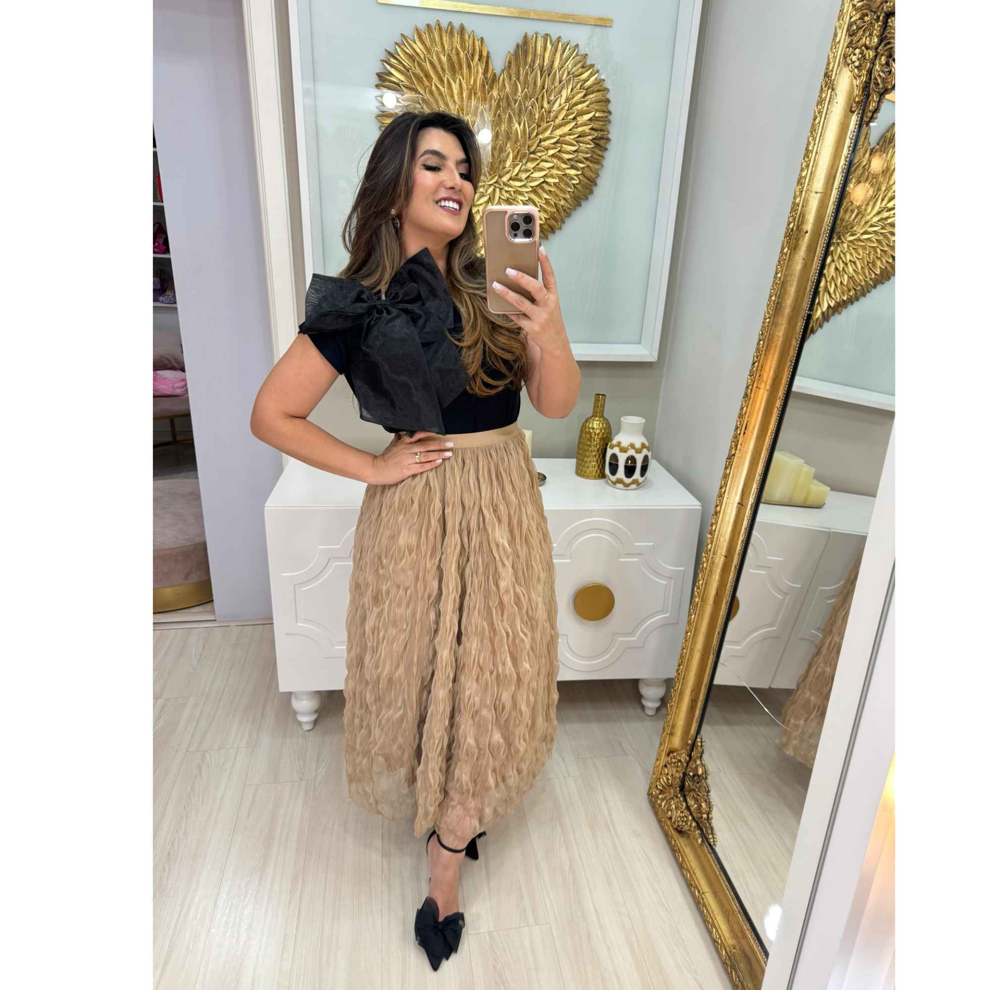 looks com saia de tule