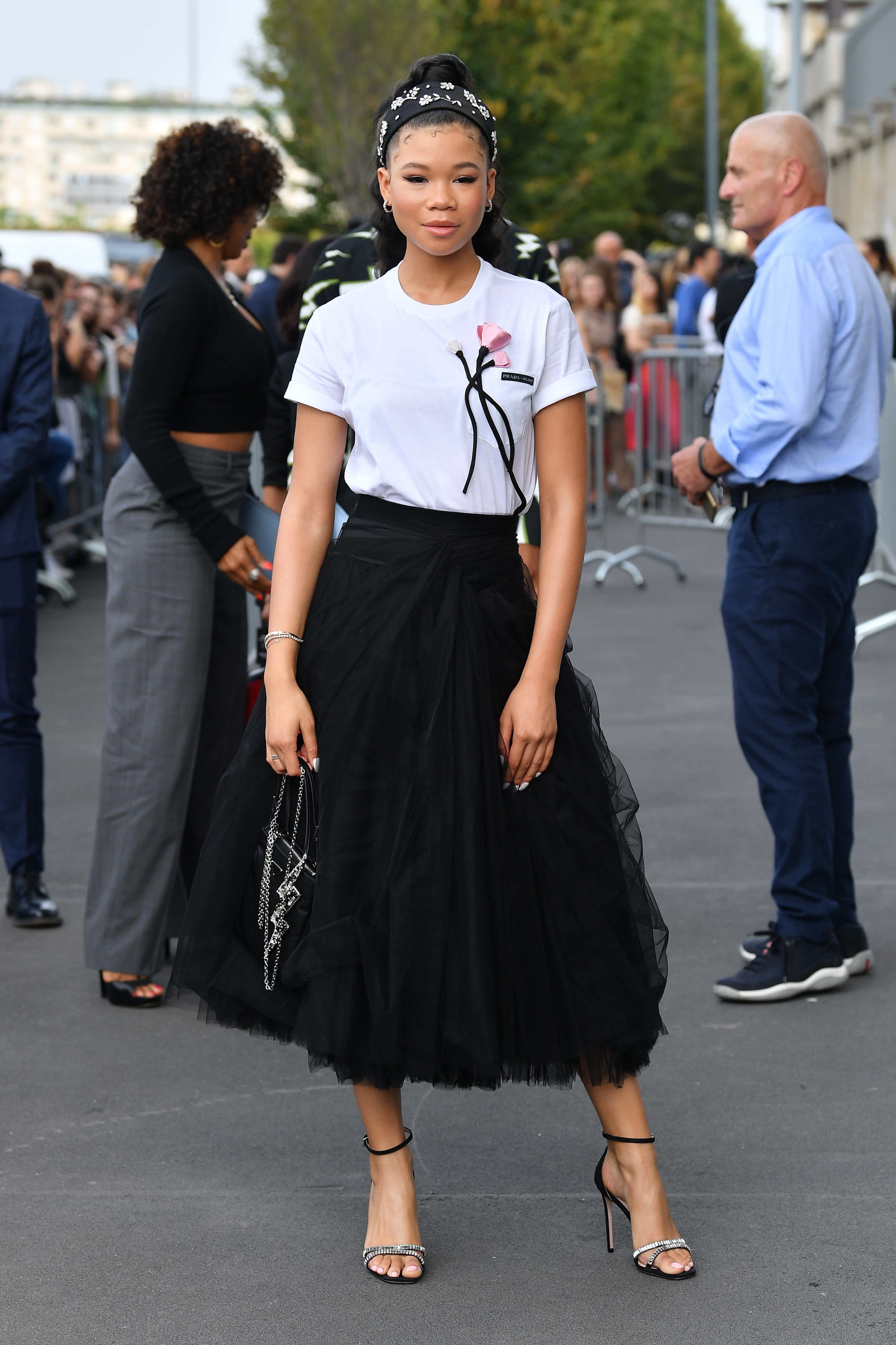 looks com saia de tule