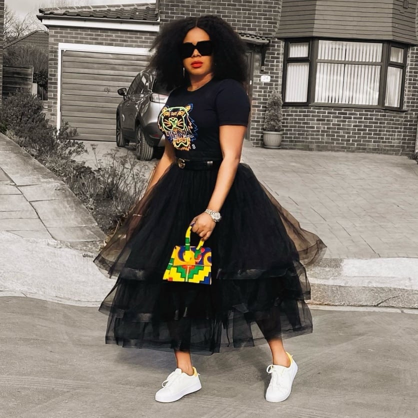 looks com saia de tule