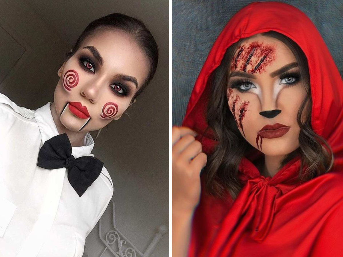 Transforme-se no Halloween: Maquiagens de Arlequina, Bruxa e Teia de Aranha