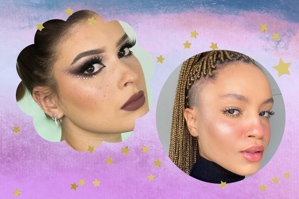 maquiagem para o natal e ano novo