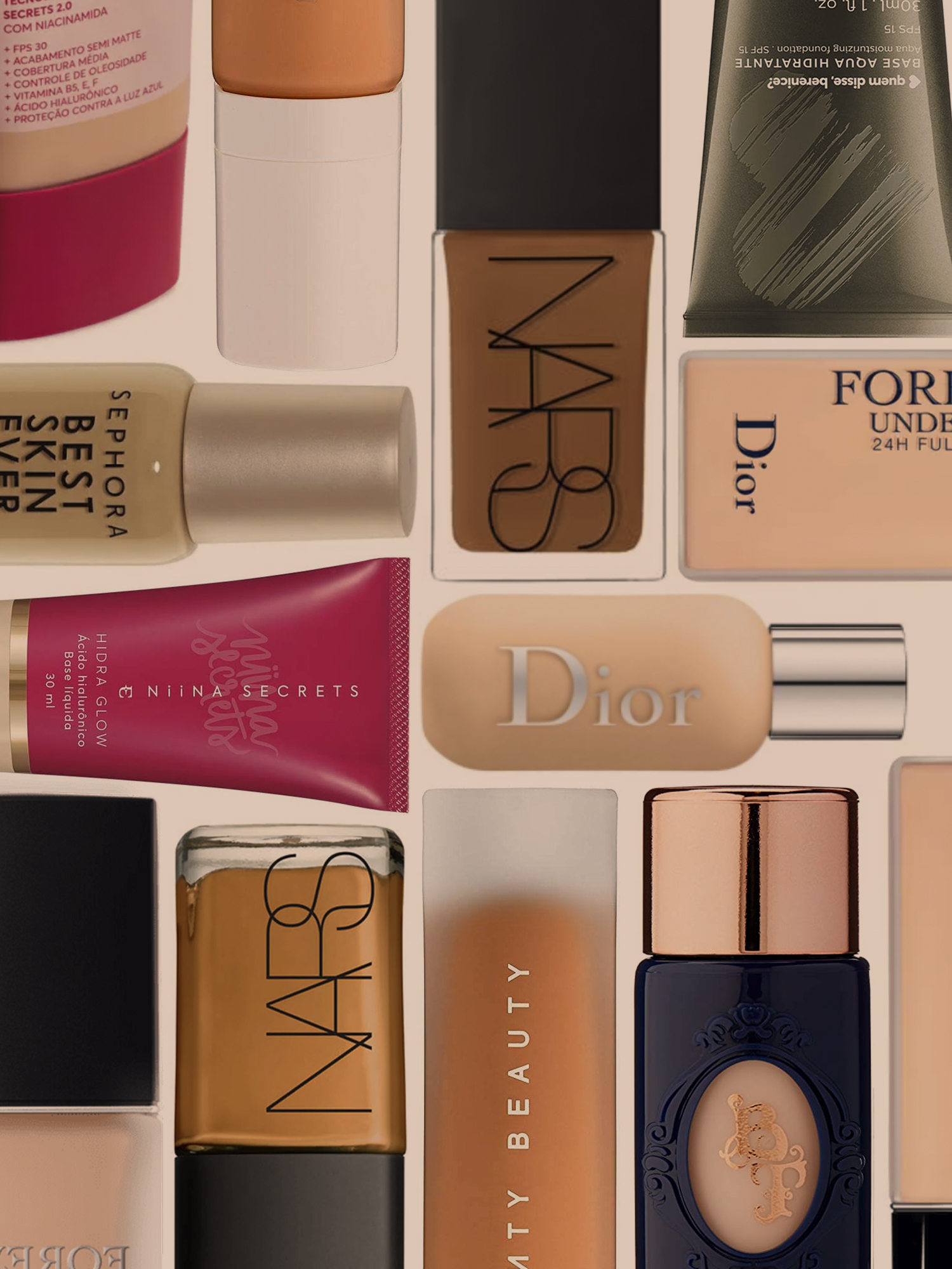 melhores bases com acabamento glow