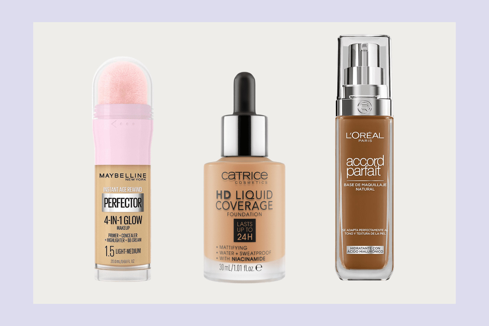 melhores bases com acabamento glow