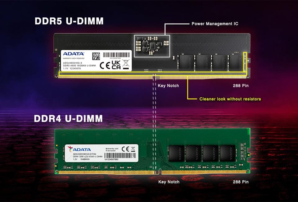 memoria ram ddr4 vs ddr5