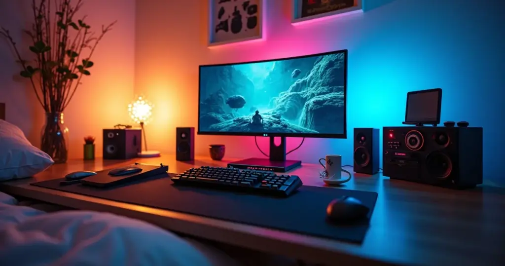 Mesa Gamer em L para Quarto: Otimize Seu Espaço Agora!