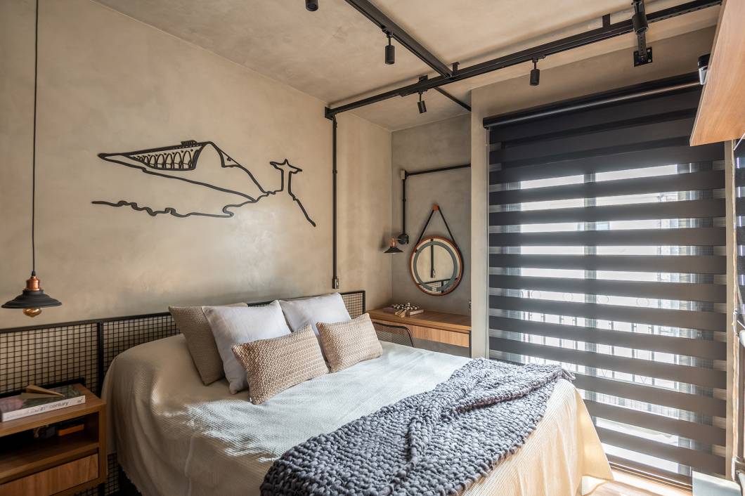 Cores e Texturas Essenciais para um Quarto Estilo Loft