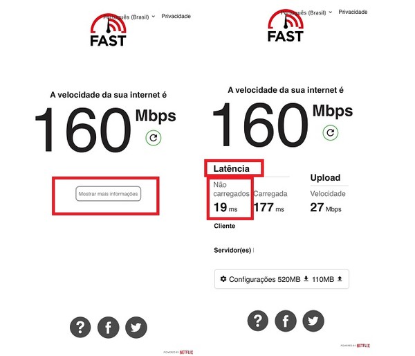 o que é latência na internet