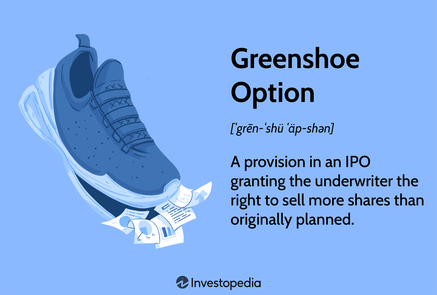 o que é o green shoe em um ipo
