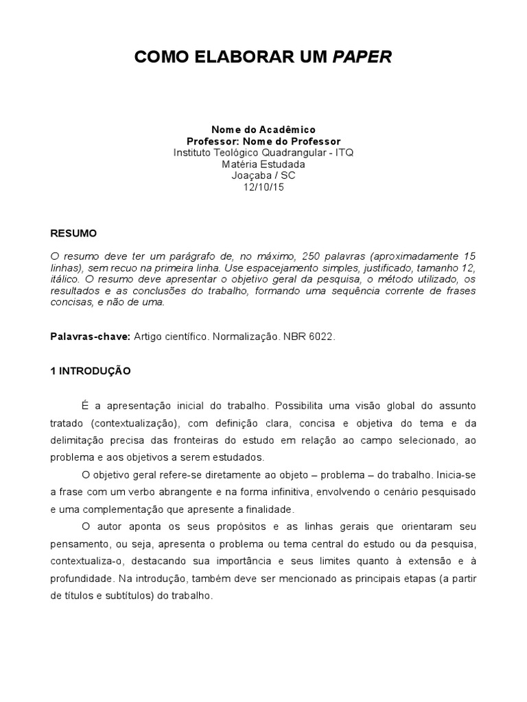 Guia Completo: Como Fazer um Paper Acadêmico Perfeito em 7 Passos