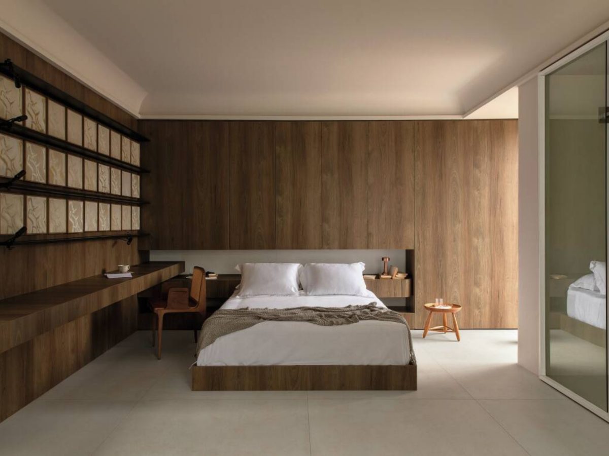 Tendências 2025: Cores Neutras e Terrosas para um Quarto Moderno e Aconchegante