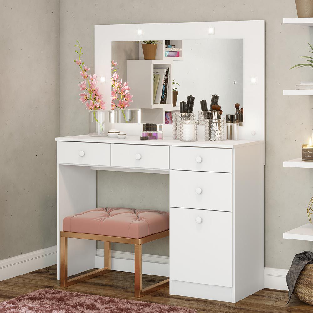 Guia Completo: Como Escolher a Penteadeira Perfeita para Seu Espaço; Penteadeira Camarim: Modelos