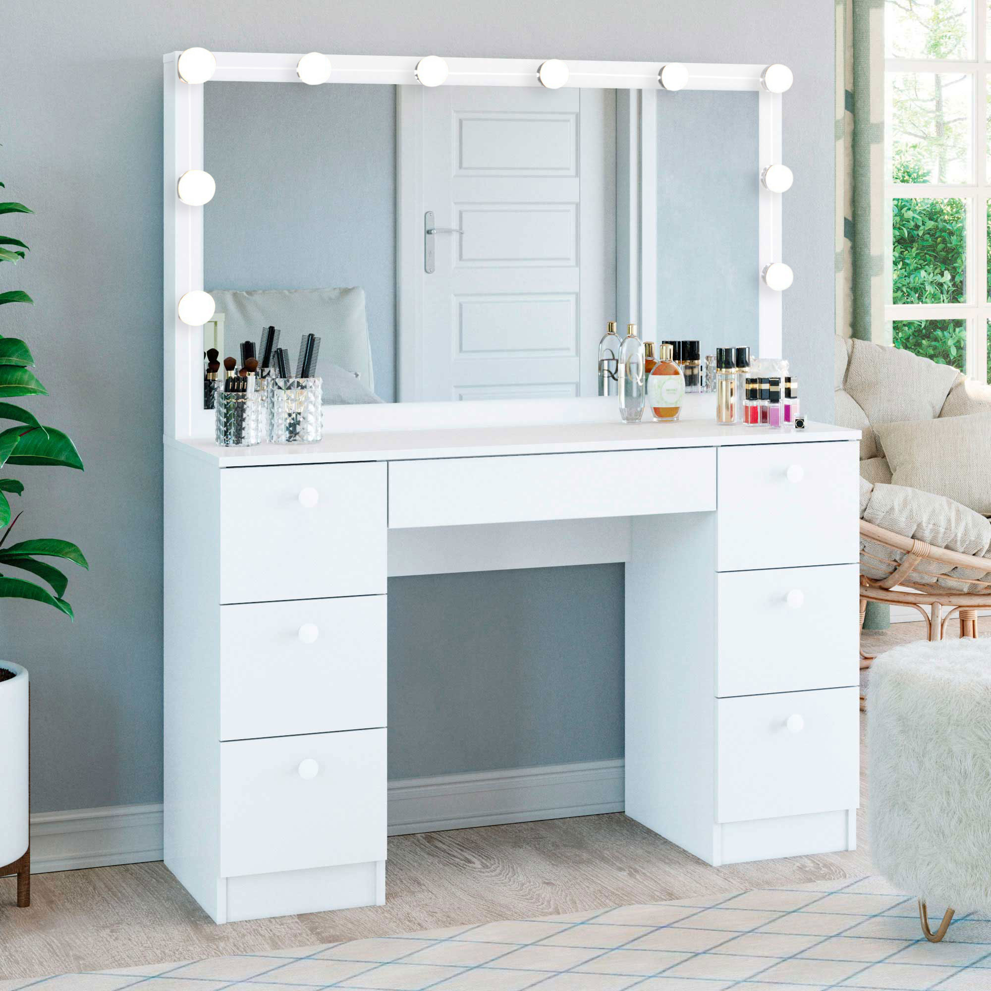 Guia Completo: Como Escolher a Penteadeira Perfeita para Seu Espaço; Penteadeira Camarim: Modelos