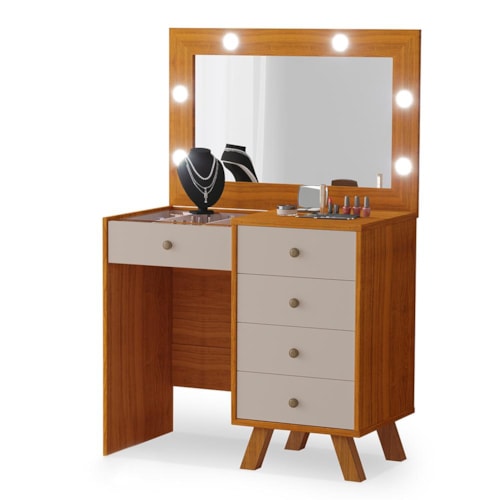 Preços e Onde Comprar a Sua; Penteadeiras Suspensas: Otimize Espaço com Estilo e Funcionalidade; Transforme Seu Canto de Beleza: Dicas de Organização para Penteadeiras; Penteadeira com Espelho e Iluminação: O Segredo para uma Maquiagem Impecável