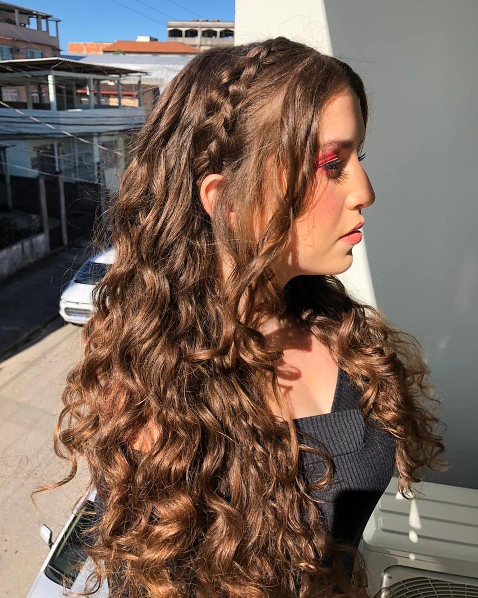 penteados para cabelos ondulados