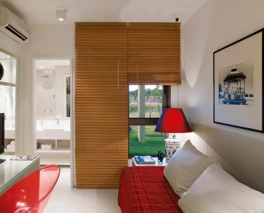 persiana de madeira para quarto
