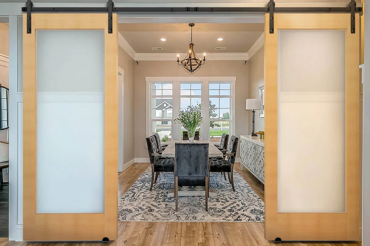 porta de celeiro para quarto