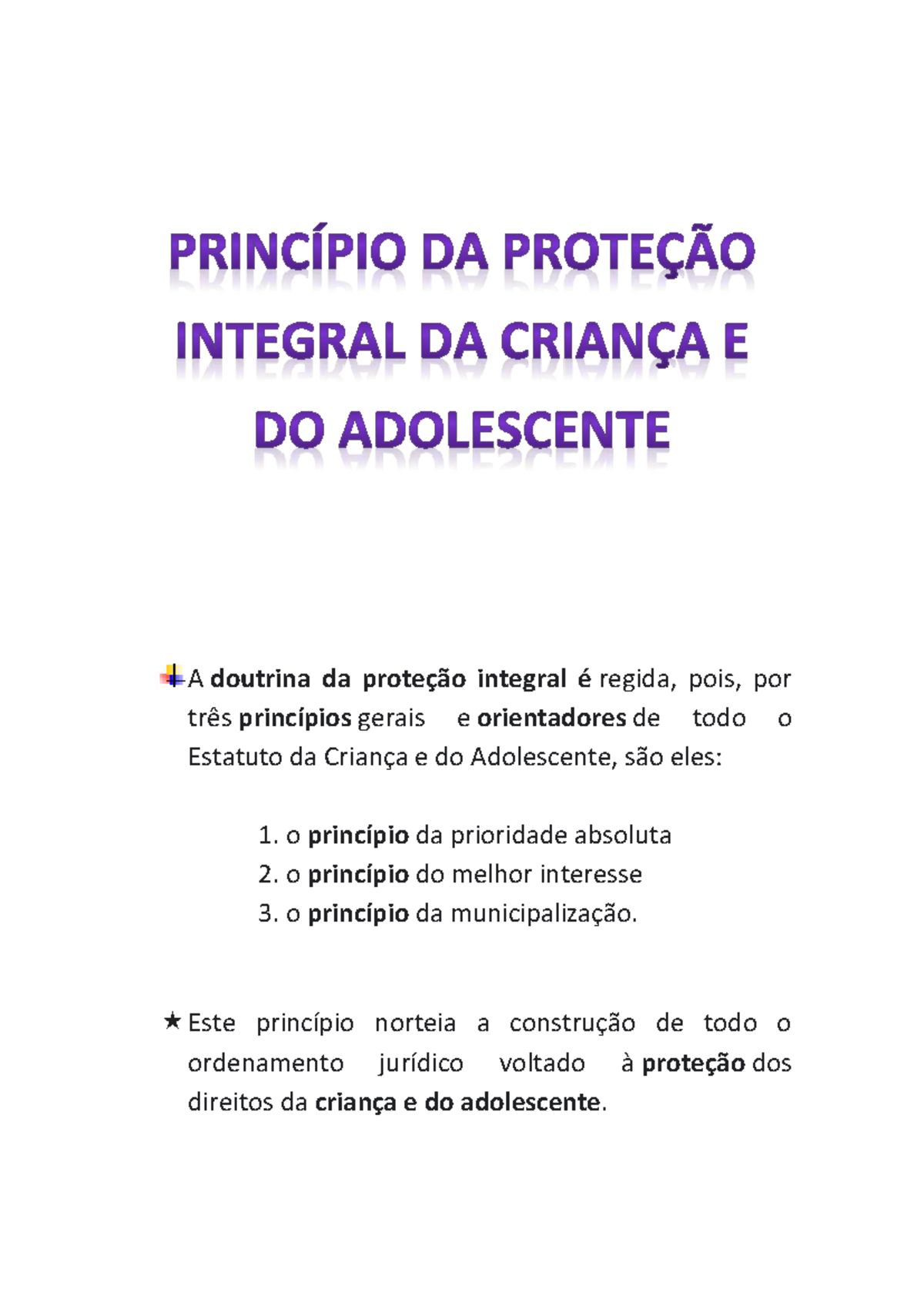 Como o ECA garante a proteção integral de crianças e adolescentes