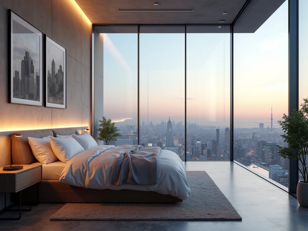 Quartos com Parede de Vidro: O Toque Moderno Que Transforma Seu Espaço Quartos com Parede de Vidro: O Toque Moderno Que Transforma Seu Espaço