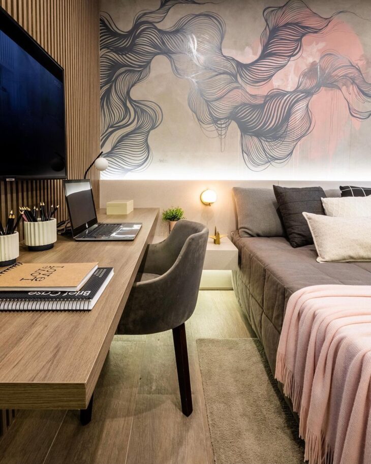 Decoração de Quarto: Cores de Parede que Combinam com Piso Amadeirado