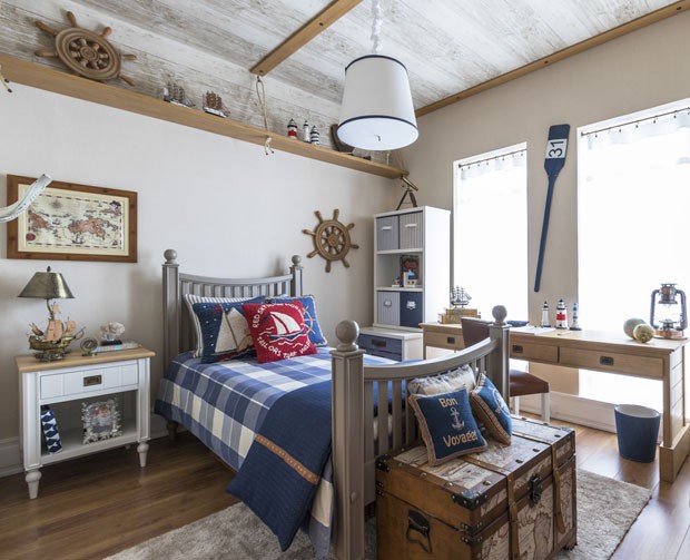 quarto com tema náutico