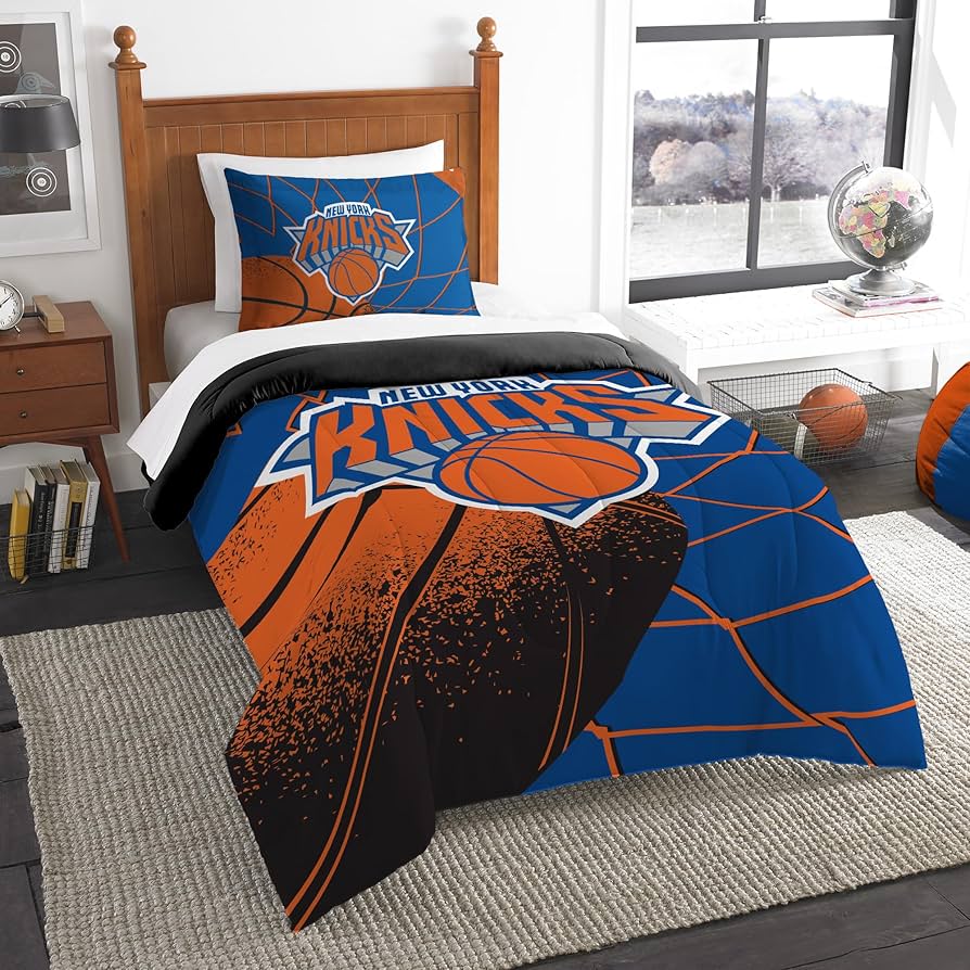 quarto com temática de basquete nba