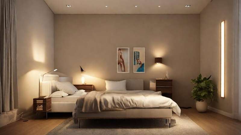 quarto com ventilação natural otimizada