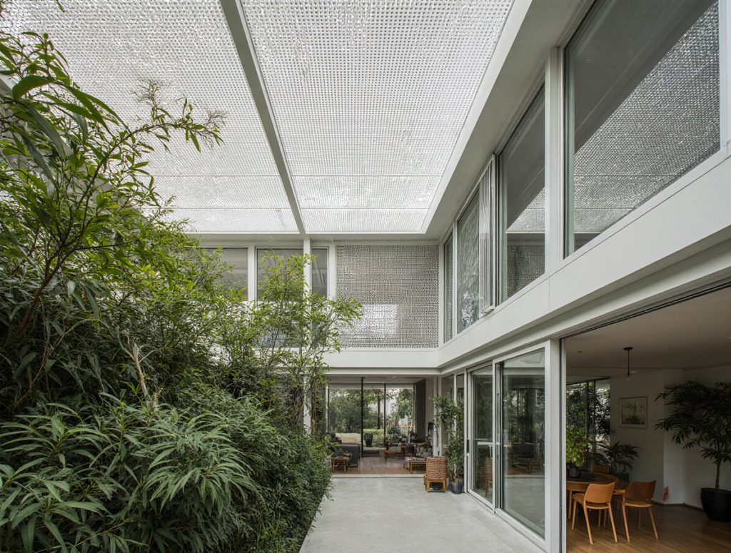 quarto com ventilação natural otimizada