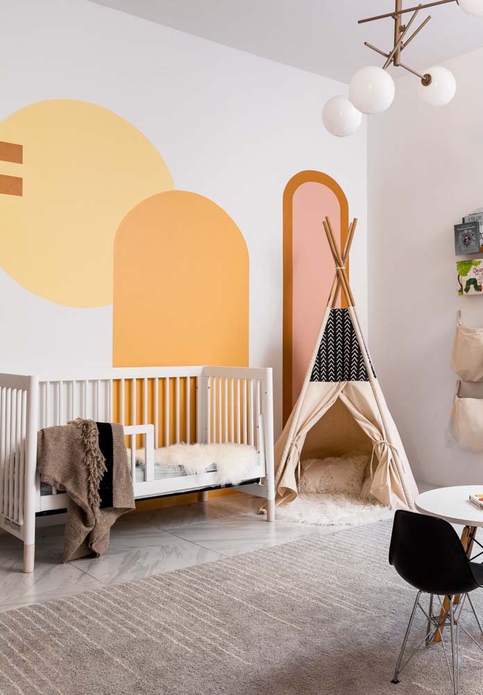 Decoração de Quarto de Bebê Cinza e Amarelo com Orçamento Limitado