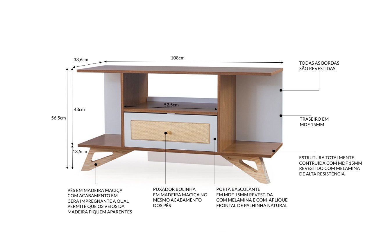rack para sala pequena