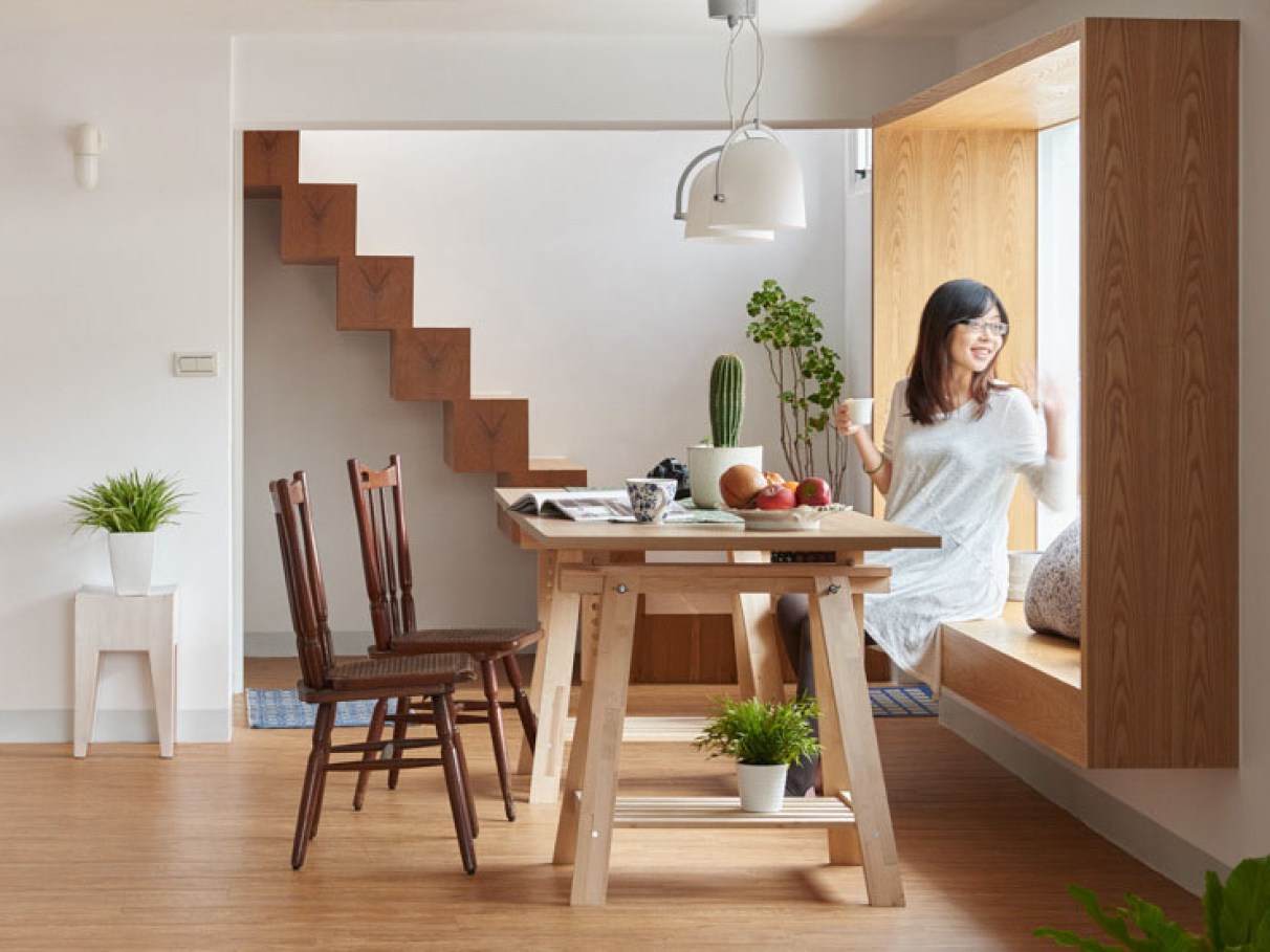 Mesa de jantar com banco: vantagens e desvantagens