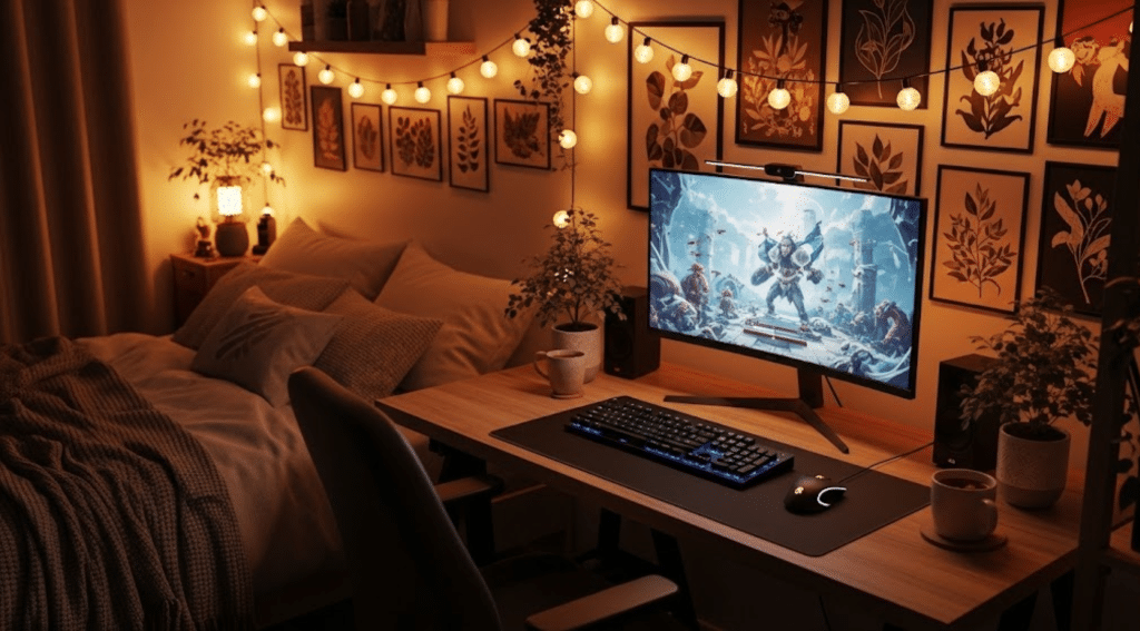 setup gamer minimalista