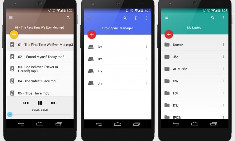 sincronizar arquivos entre pc e celular