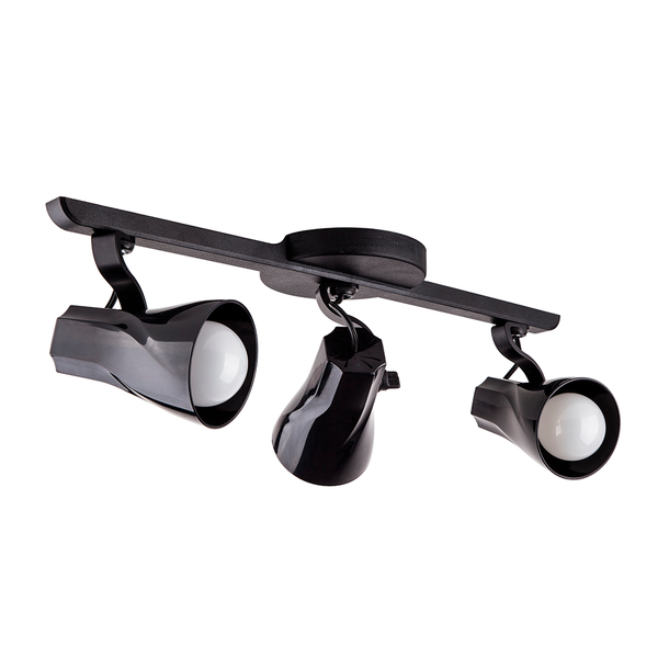 spot de sobrepor preto quarto