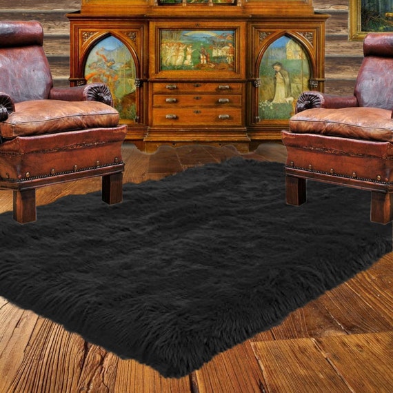 tapete de pele sintética quarto