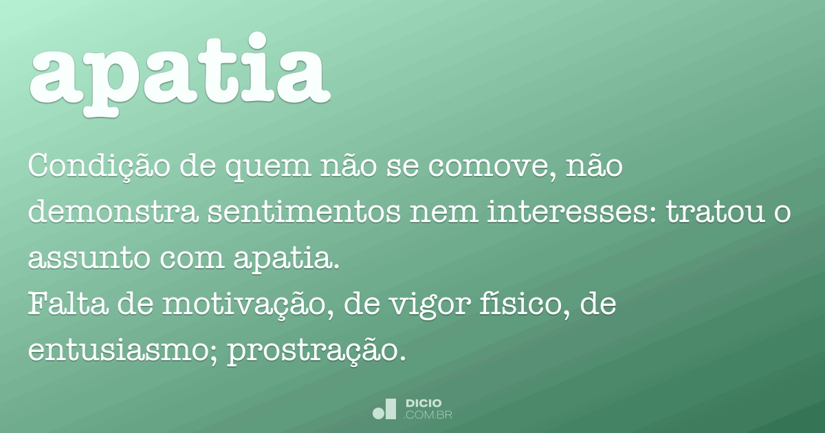 o que causa apatia em jovens