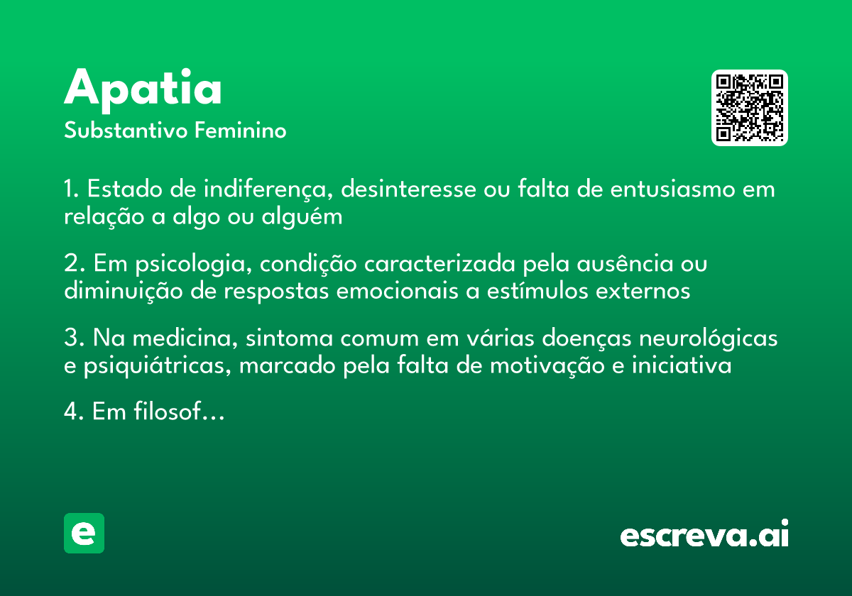 diferença entre apatia e tristeza profunda