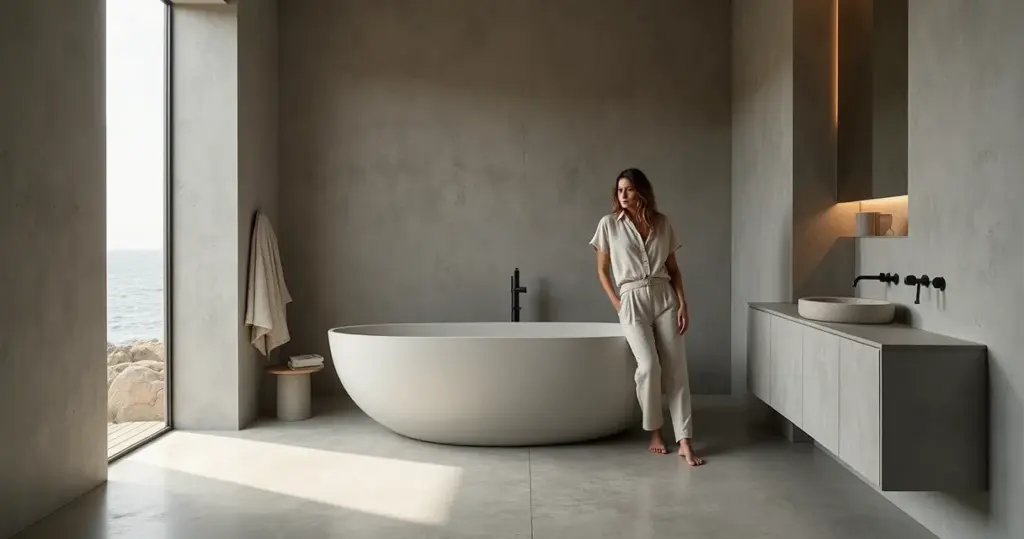 18 Ideias de Banheiro com Cimento Queimado: Economia Brutal + Visual de Arquitetura 18 Ideias de Banheiro com Cimento Queimado: Economia Brutal + Visual de Arquitetura