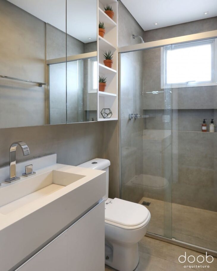 como impermeabilizar cimento queimado no box do banheiro