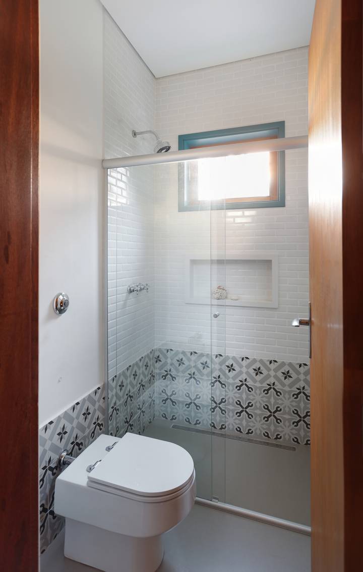 inspiração banheiro ladrilho hidráulico