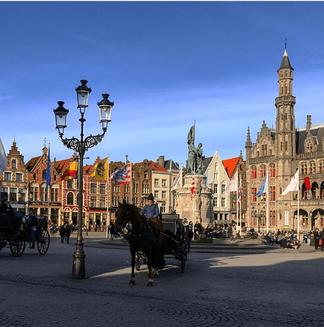 custo médio viagem Bélgica