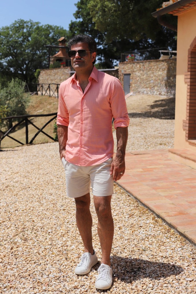 bermuda de alfaiataria masculina